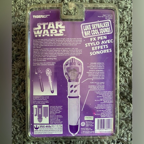 Star Wars Other Vintage Star Wars Luke Skywalker Fx Pen Poshmark